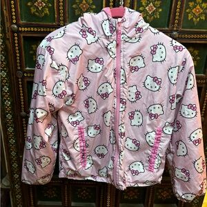 Pink Hello Kitty Fleece Lined Jacket